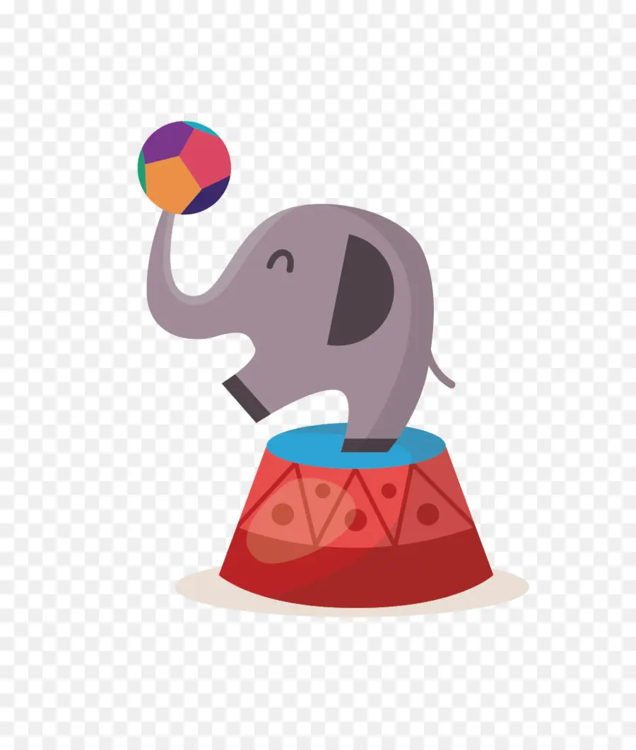 Elefante De Circo，Pelota PNG