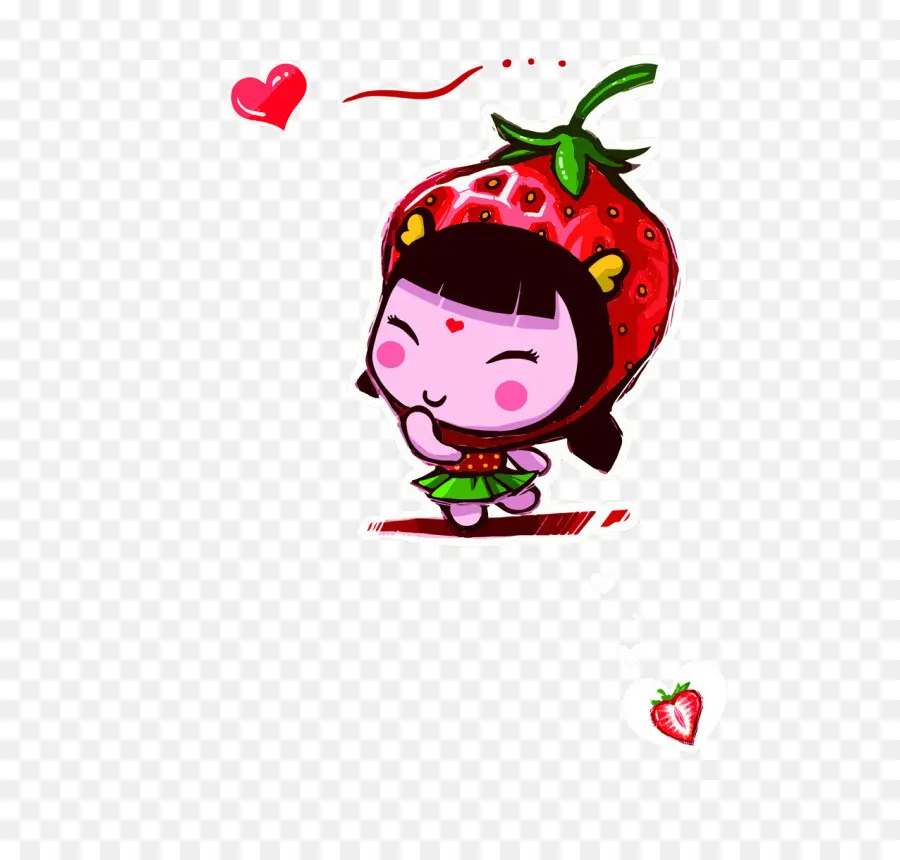 Strawberry，Cartoon PNG