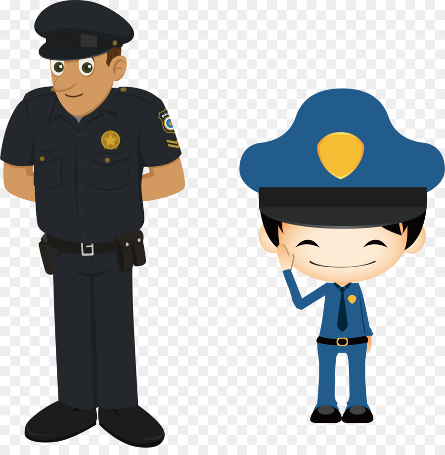 Oficial De Policía，De Dibujos Animados PNG