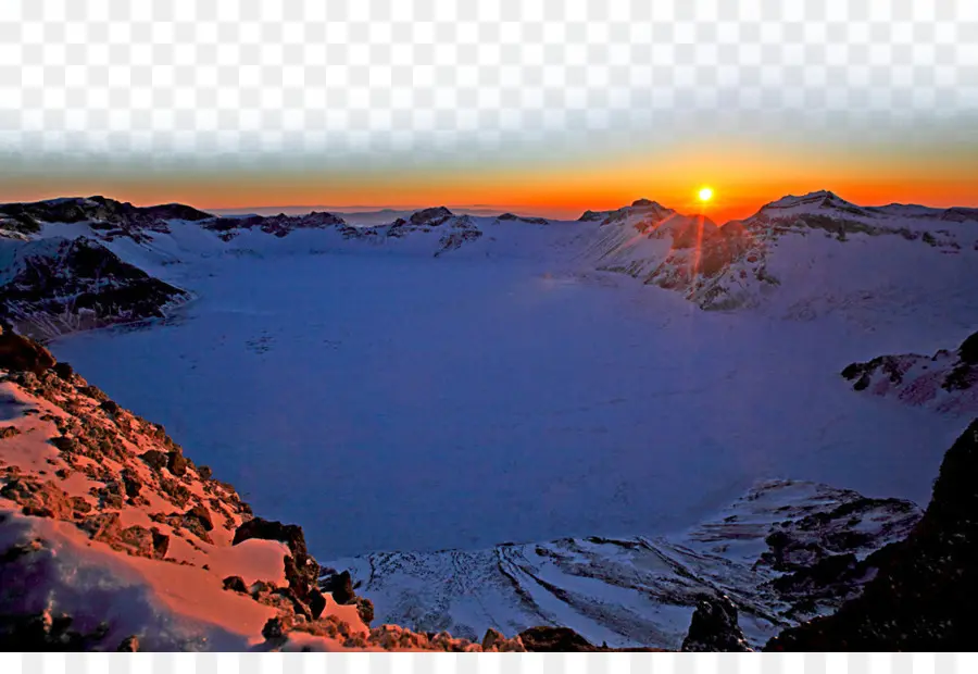 La Montaña Baekdu，Lago De Los Cielos PNG