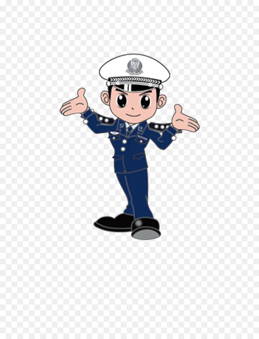 Oficial De Policía，De Dibujos Animados PNG