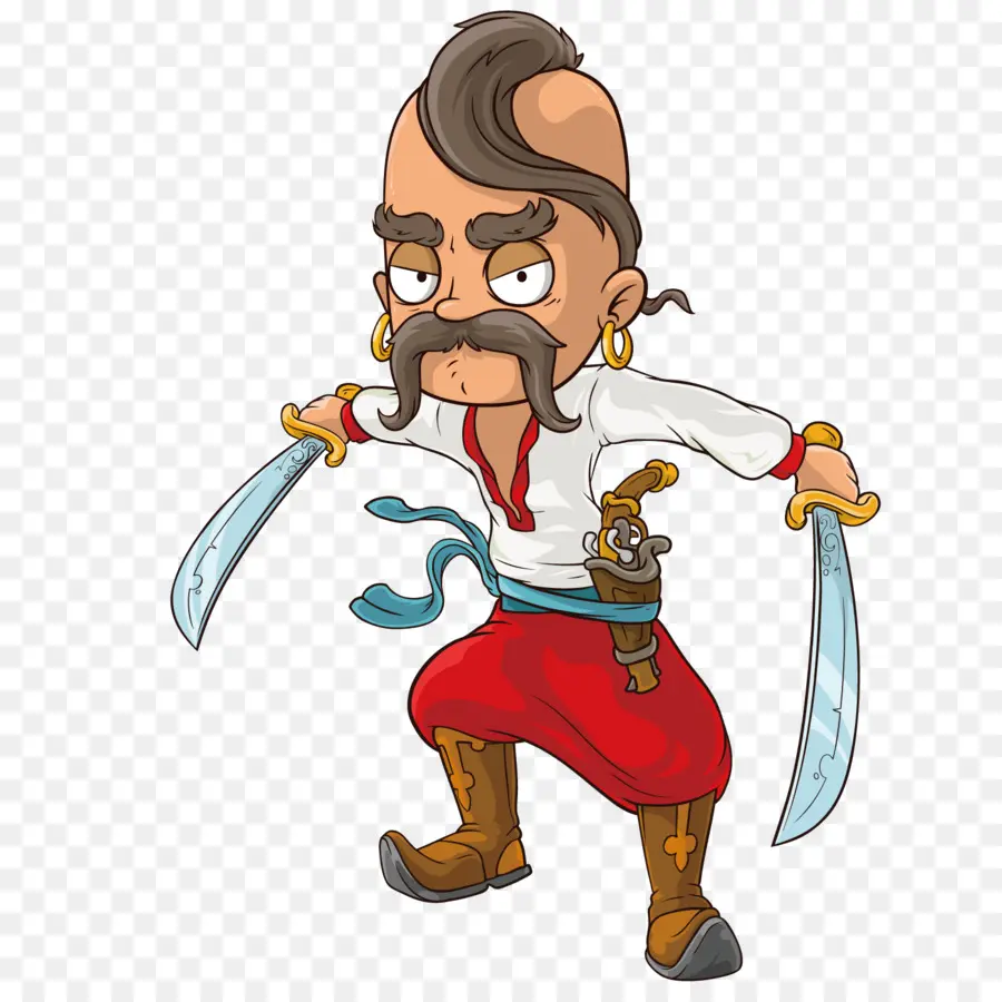 Guerrero De Dibujos Animados，Espadas PNG