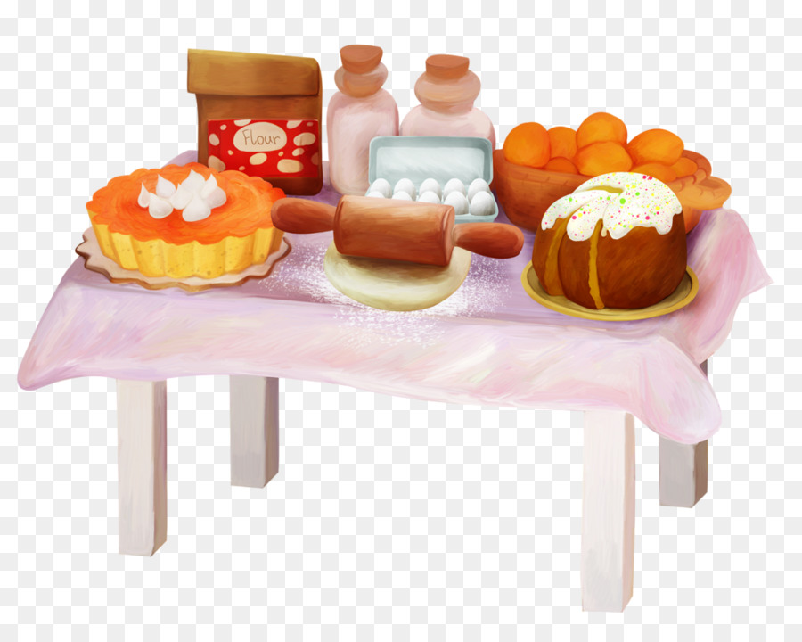 Mesa De Comida，Postres PNG