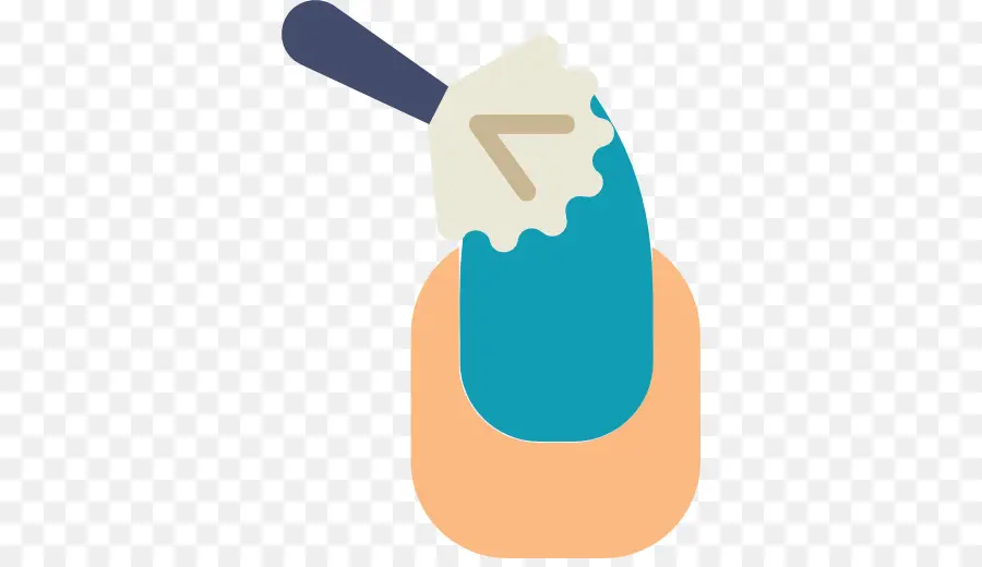 Esmalte De Uñas，Esmalte De Uñas Azul PNG