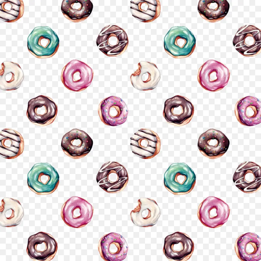 Donas Coloridas，Dulces PNG