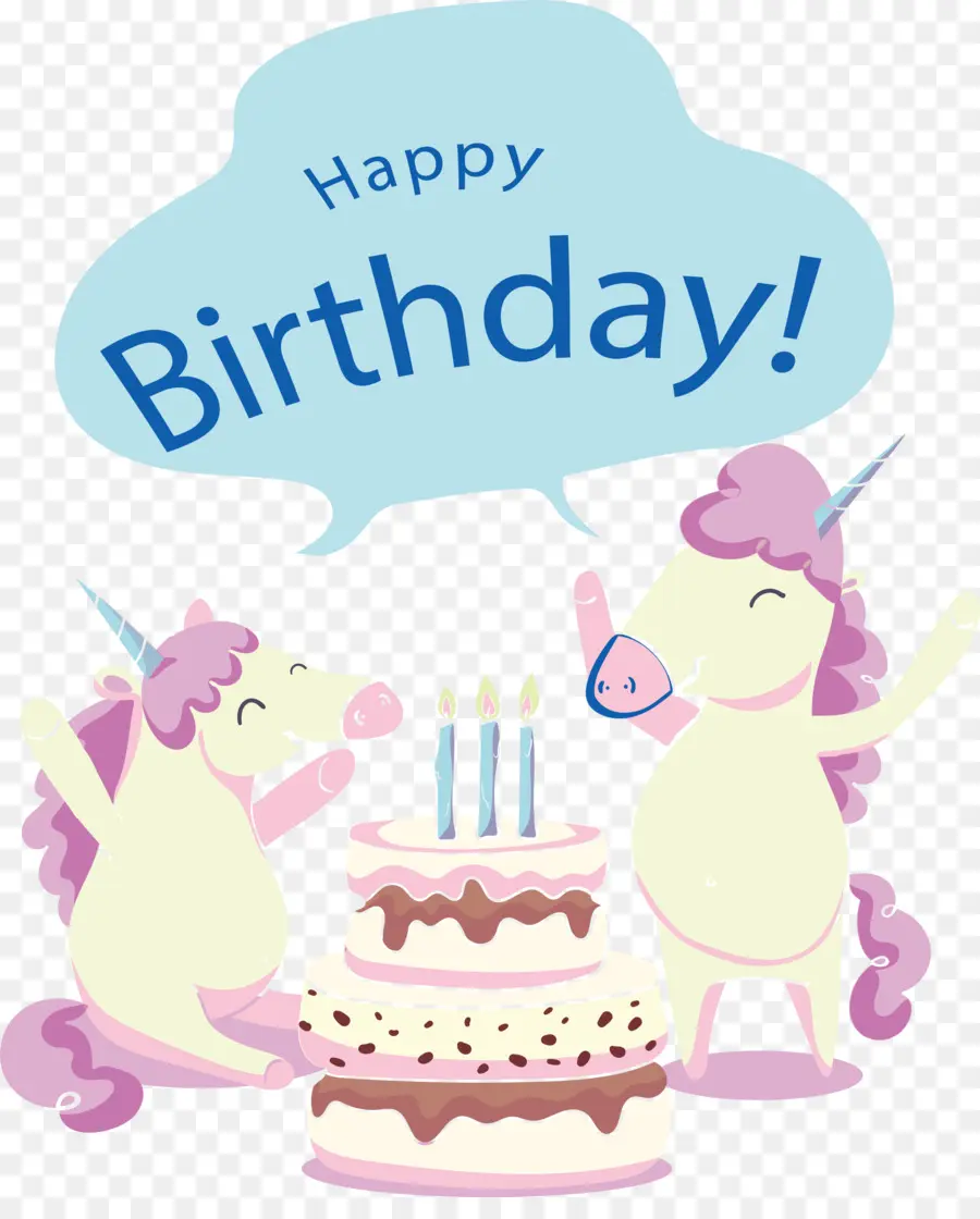 Unicornio，Cumpleaños PNG