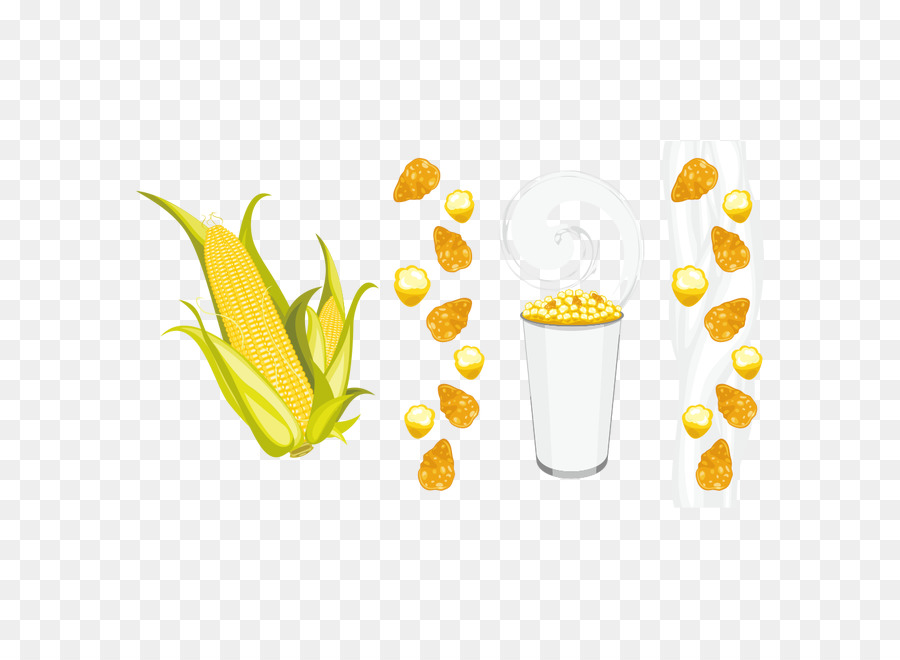 Copos De Maíz，Las Palomitas De Maíz PNG