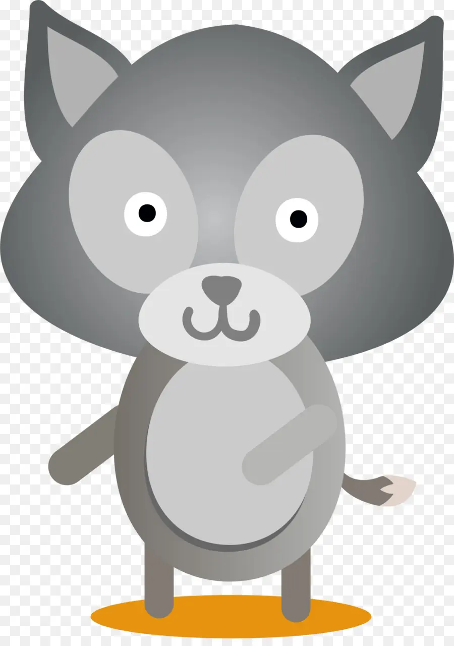 Gato Gris，Lindo PNG