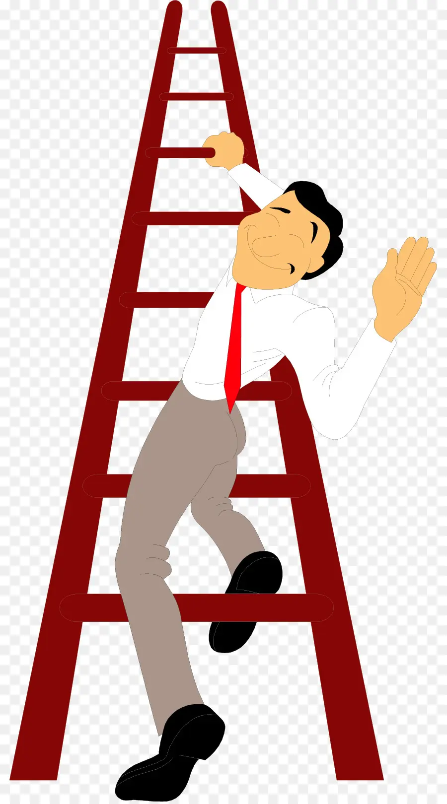 Hombre En Escalera，Escalera PNG