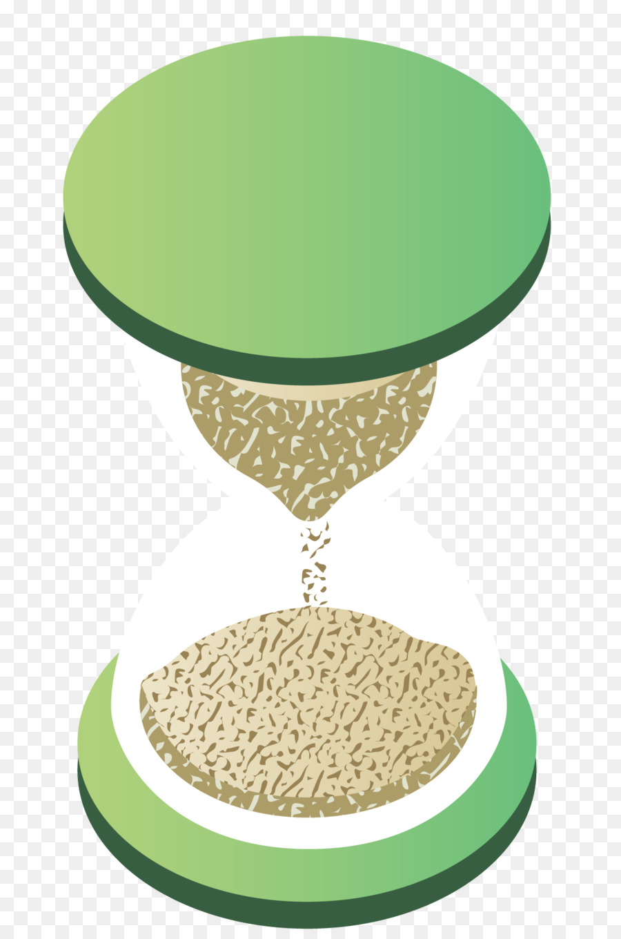 Reloj De Arena，Verde PNG