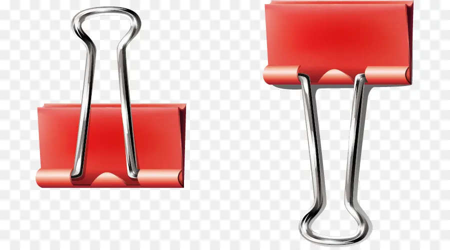 Clips Para Carpetas，Rojo PNG