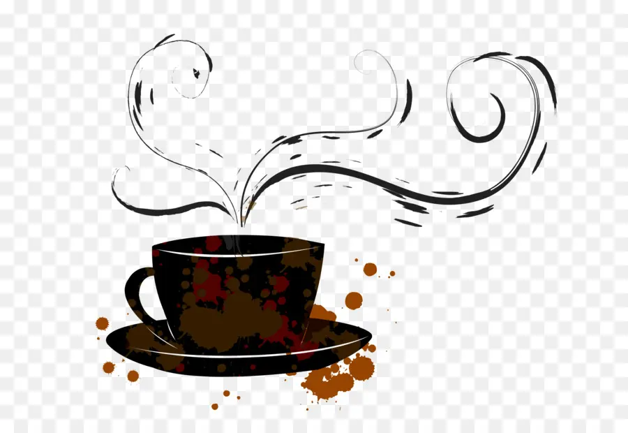 Taza De Café，Vapor PNG