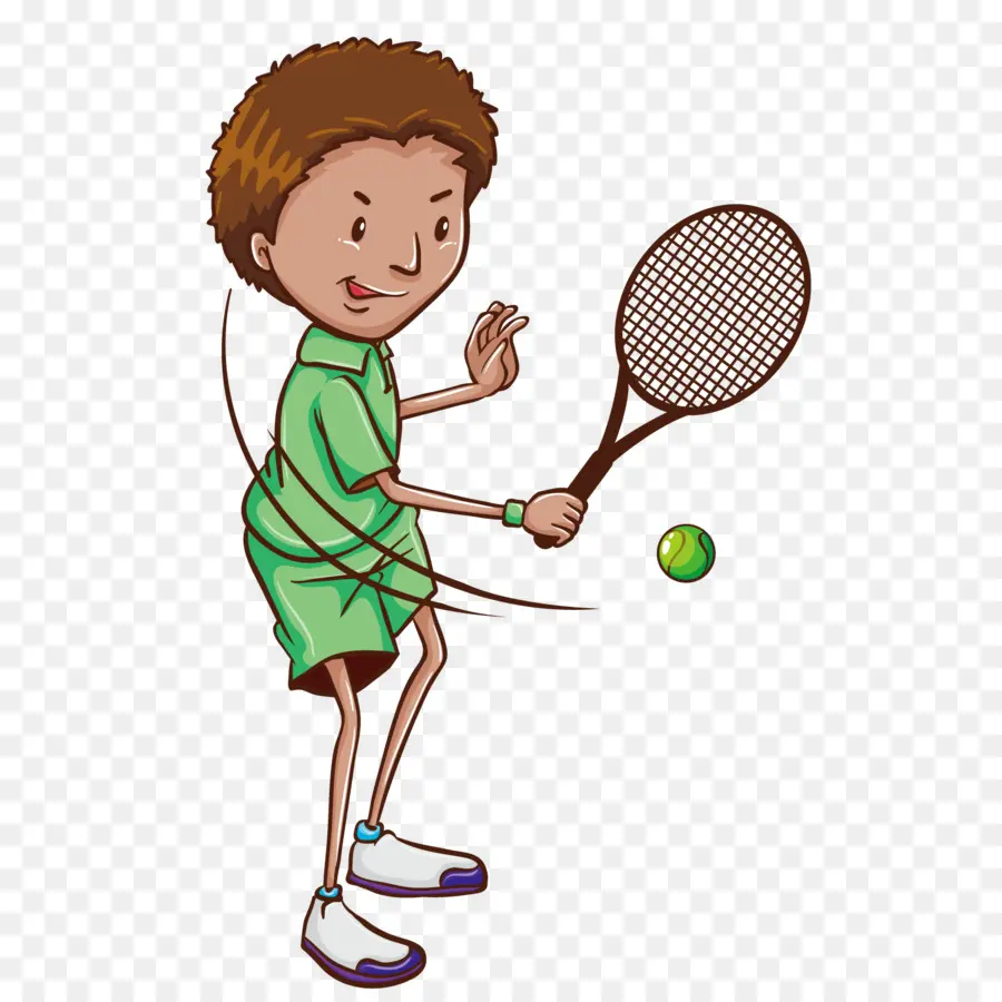 Jugador De Tenis，Raqueta PNG