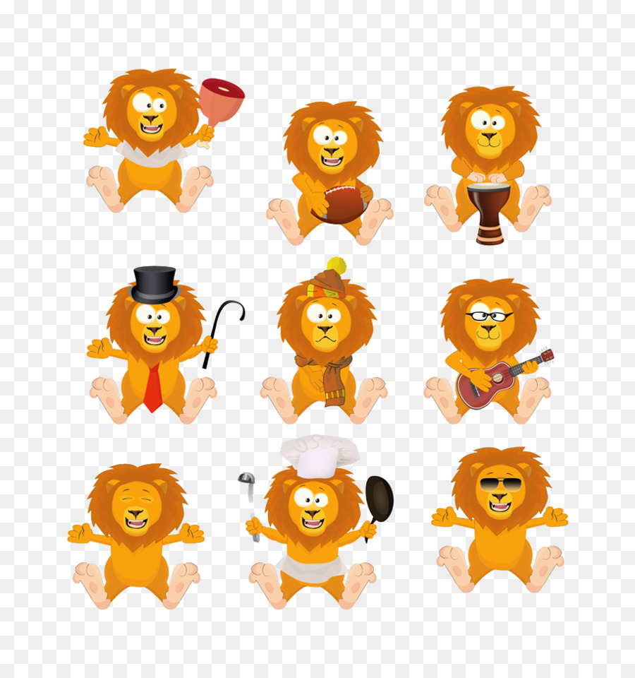 León，Dibujos Animados PNG