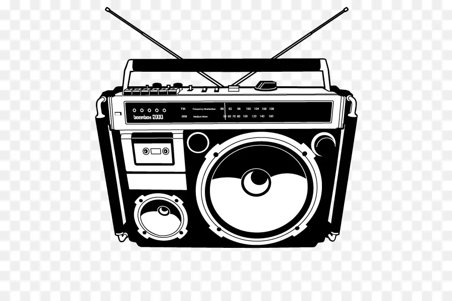 Boombox，Radio PNG