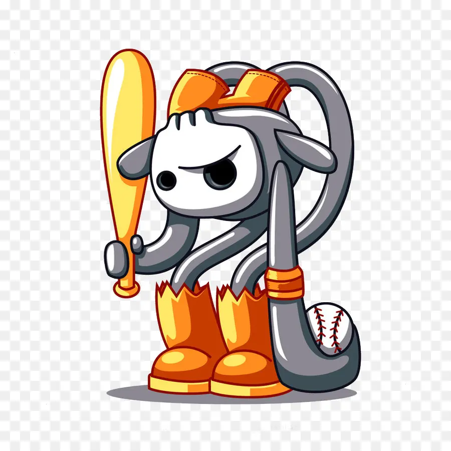 Personaje De Dibujos Animados，Béisbol PNG