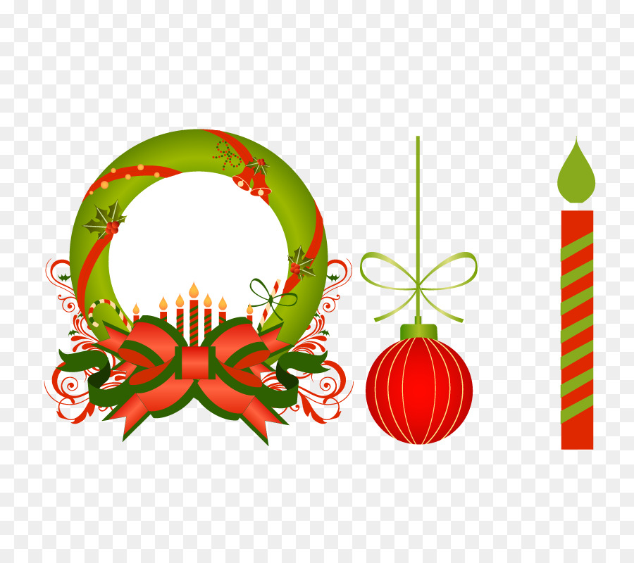 Decoraciones Navideñas，Guirnalda PNG