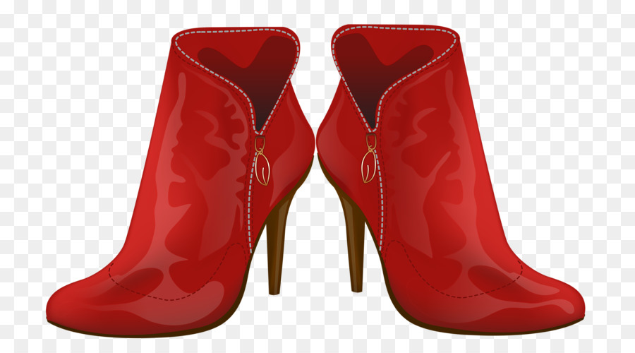 Botas Rojas，Tacones Altos PNG