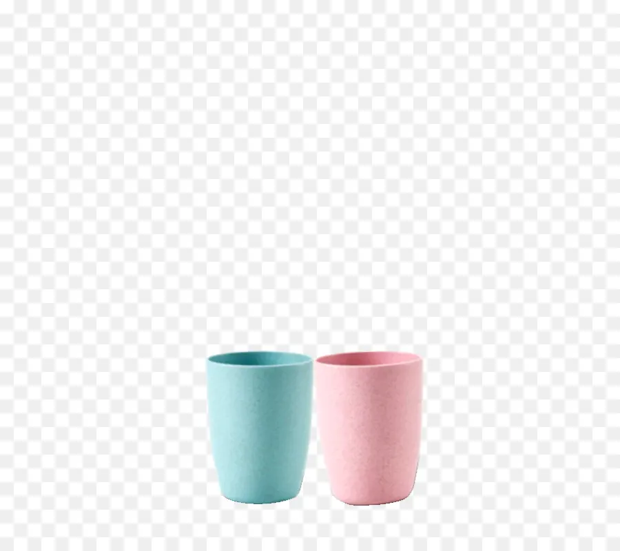 Tazas Coloridas，Azul PNG