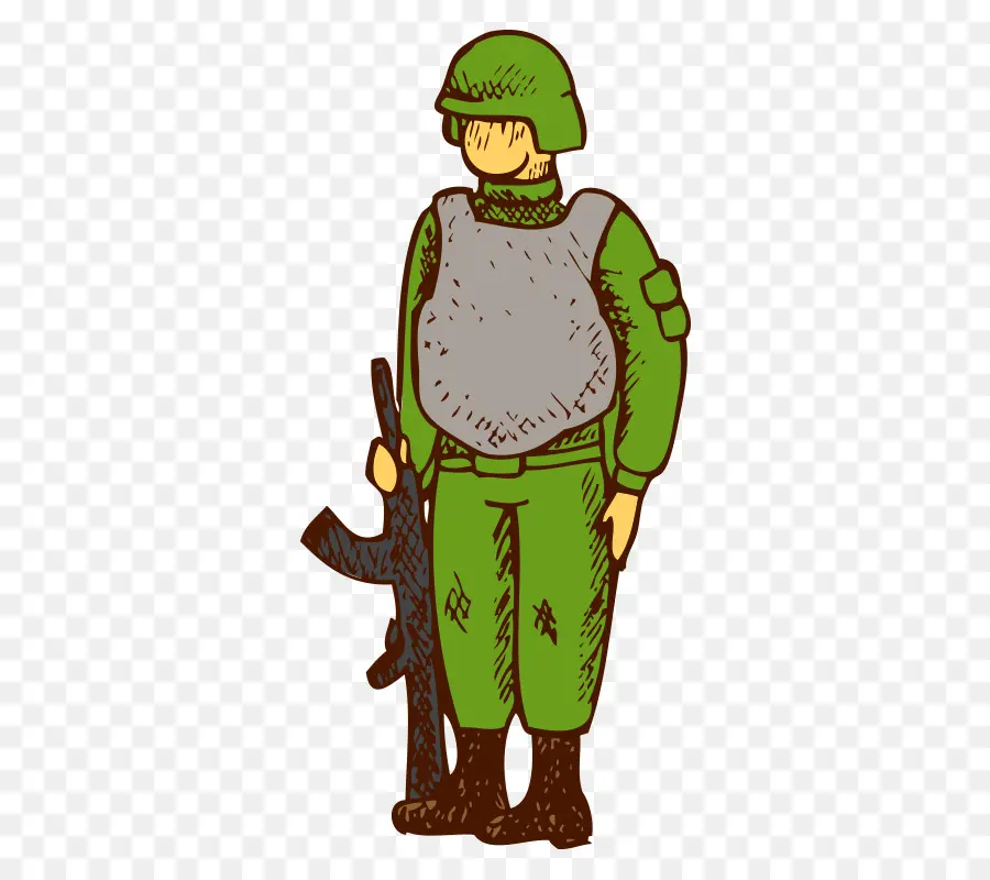 Soldado，De Dibujos Animados PNG