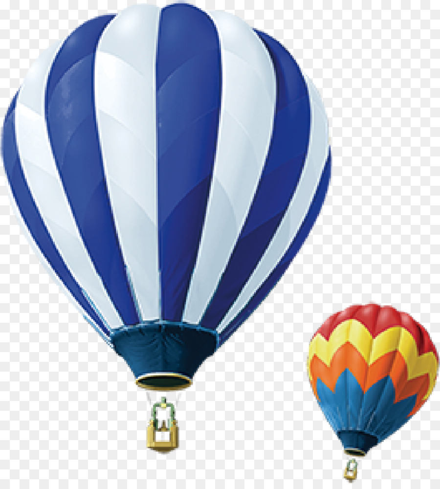 Globo Aerostático，Azul PNG