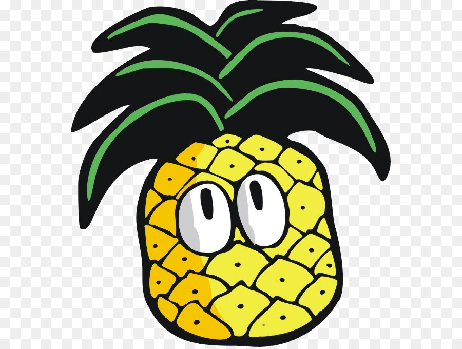 Piña De Dibujos Animados，Ojos PNG