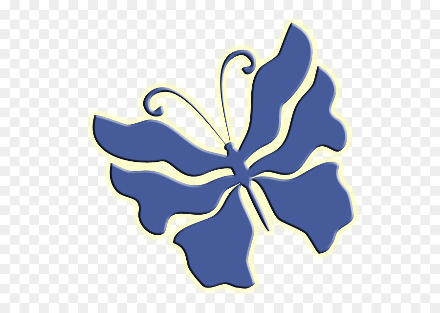 Mariposa，Azul PNG