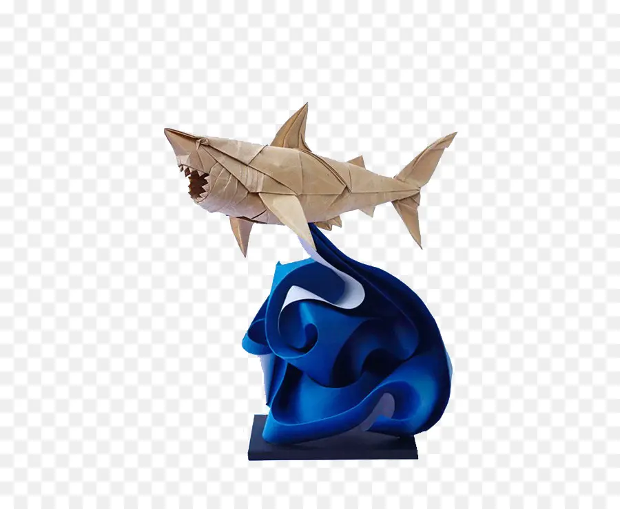 Tiburón De Origami，Papel PNG