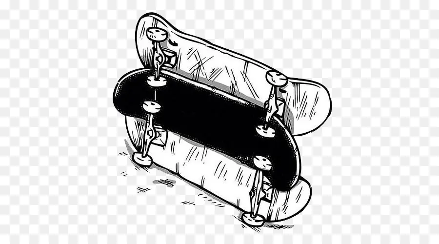 El Skateboarding，Patineta PNG