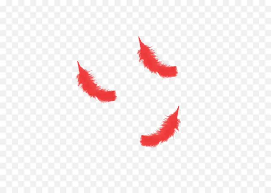 Rojo，Pluma PNG