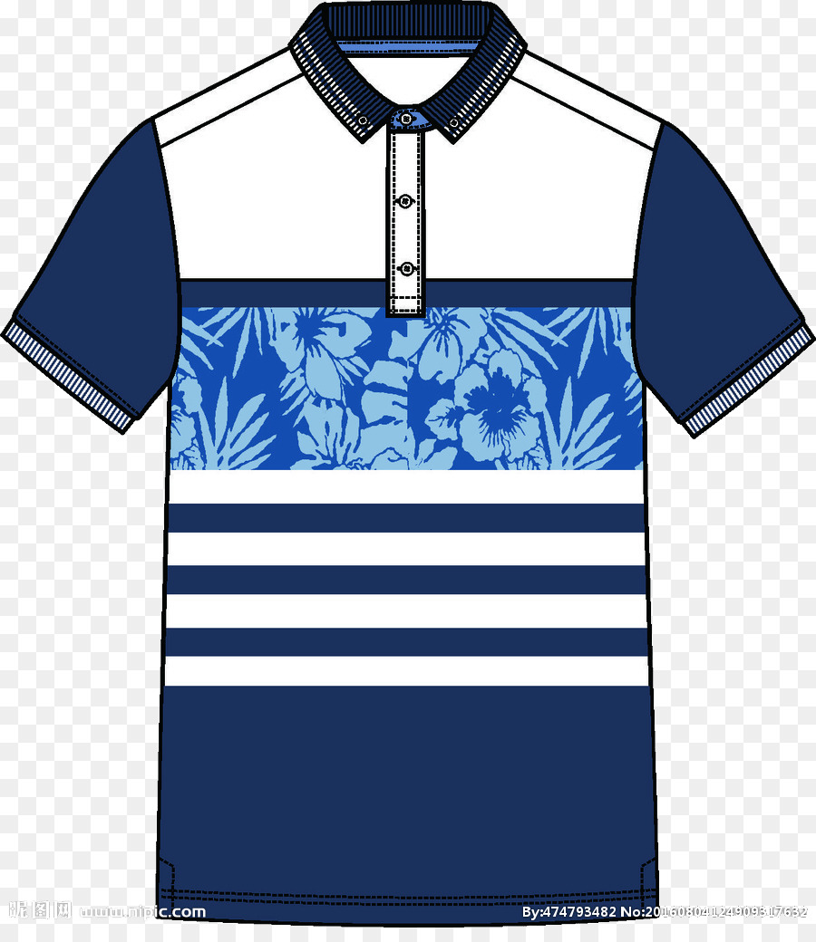 Polo，Azul PNG