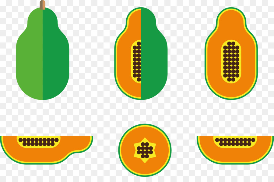 La Papaya，Vecteur PNG