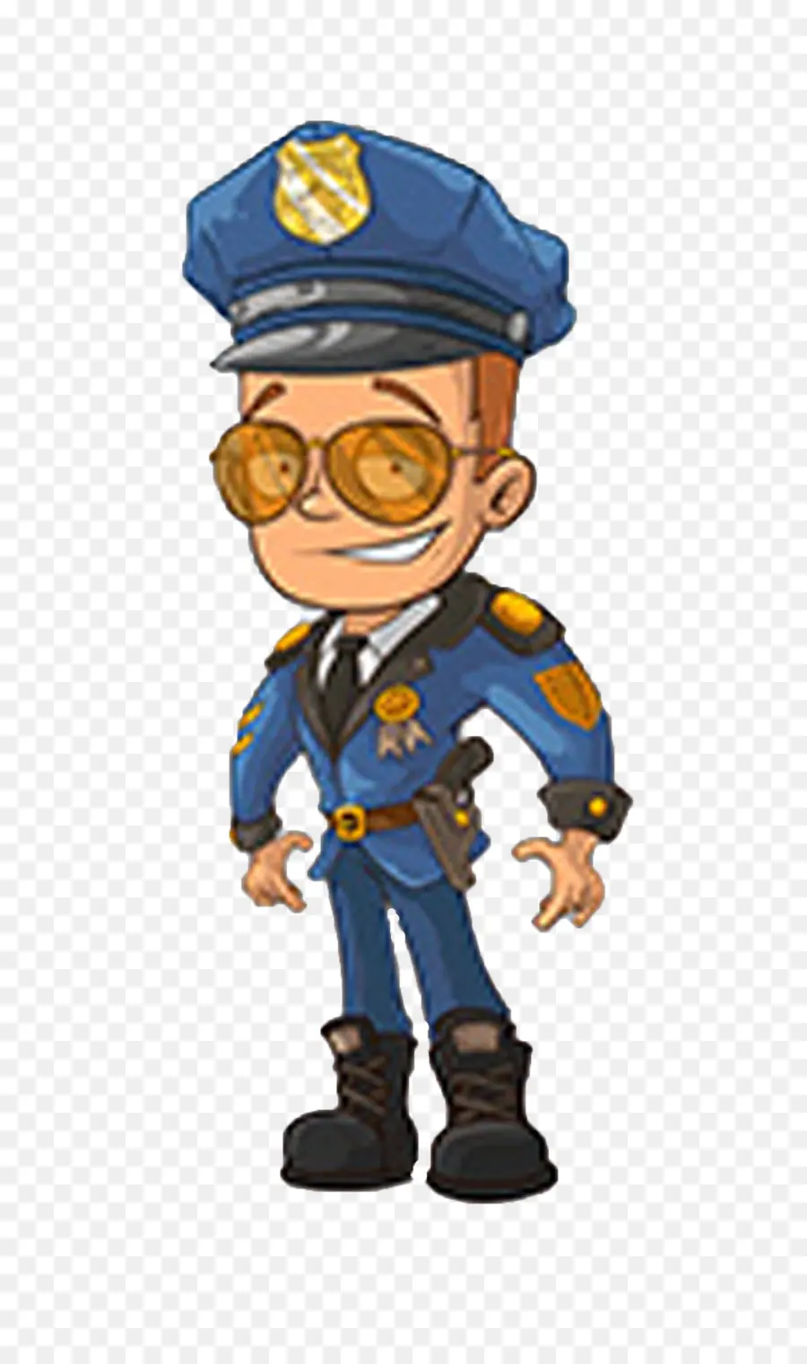 De Dibujos Animados，Oficial De Policía PNG