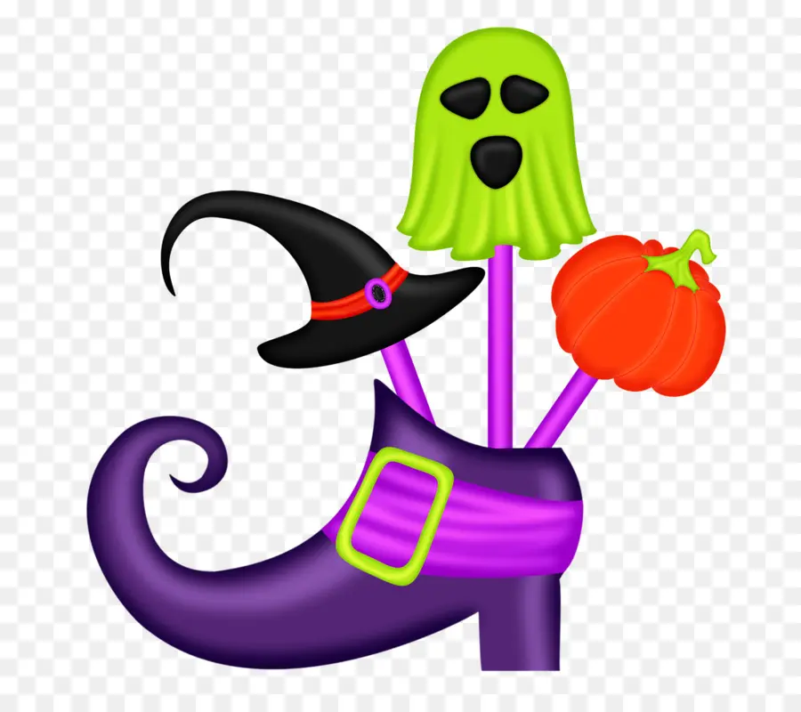 Decoraciones De Halloween，Sombrero De Bruja PNG