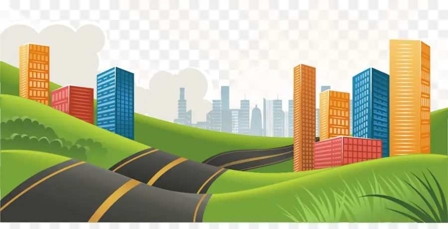 Paisaje Urbano，Edificios PNG