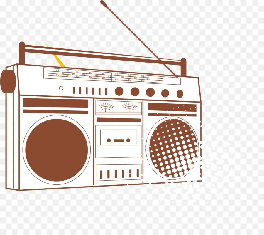 Boombox，Radio PNG