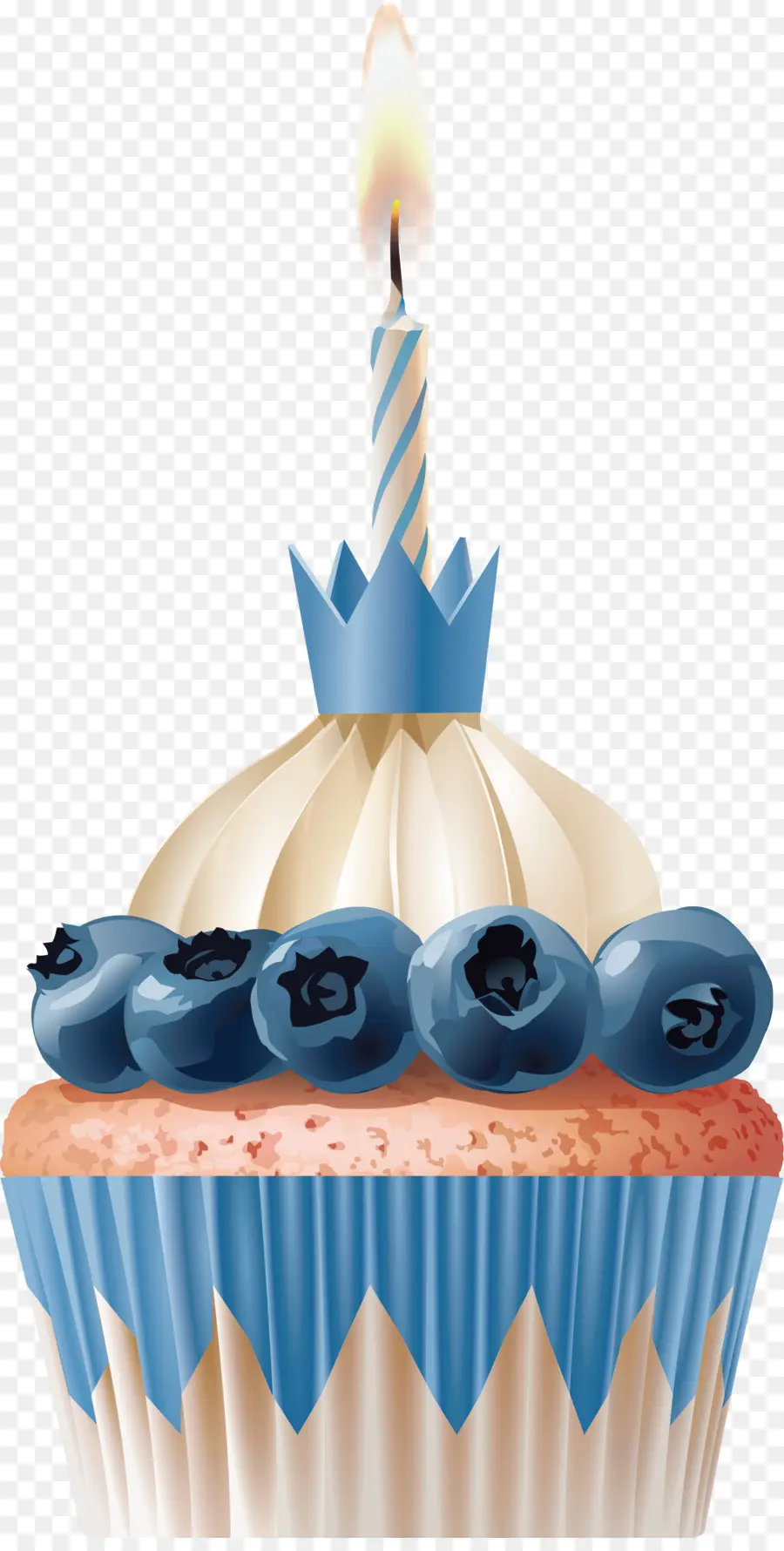 Cupcake，Pastel De Cumpleaños PNG