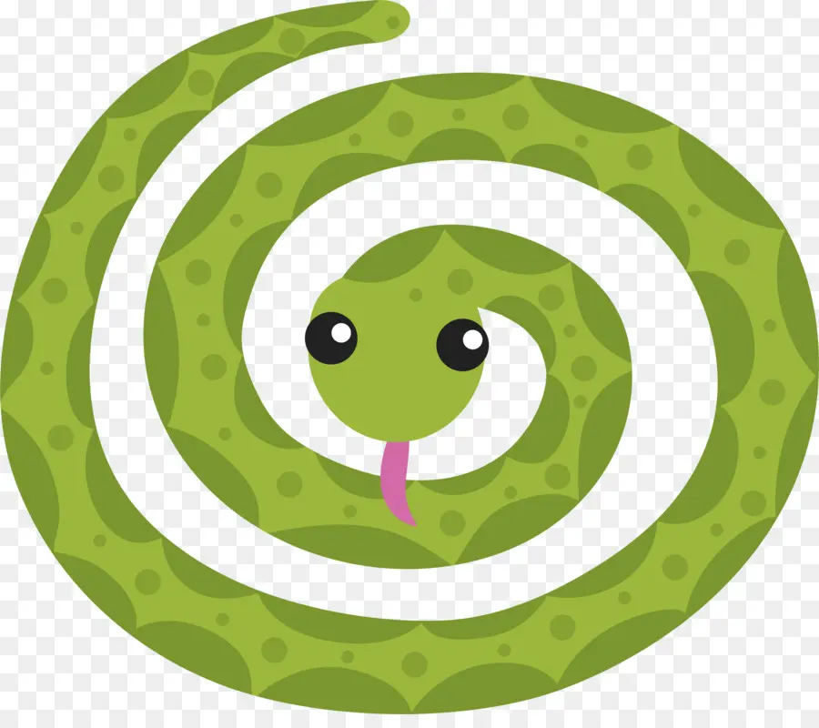 Serpiente Verde，Lindo PNG