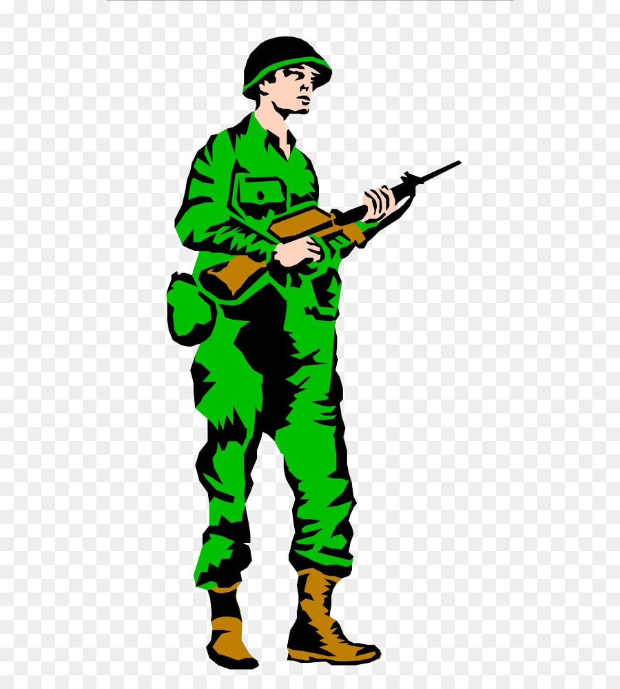 Militar，Soldado PNG