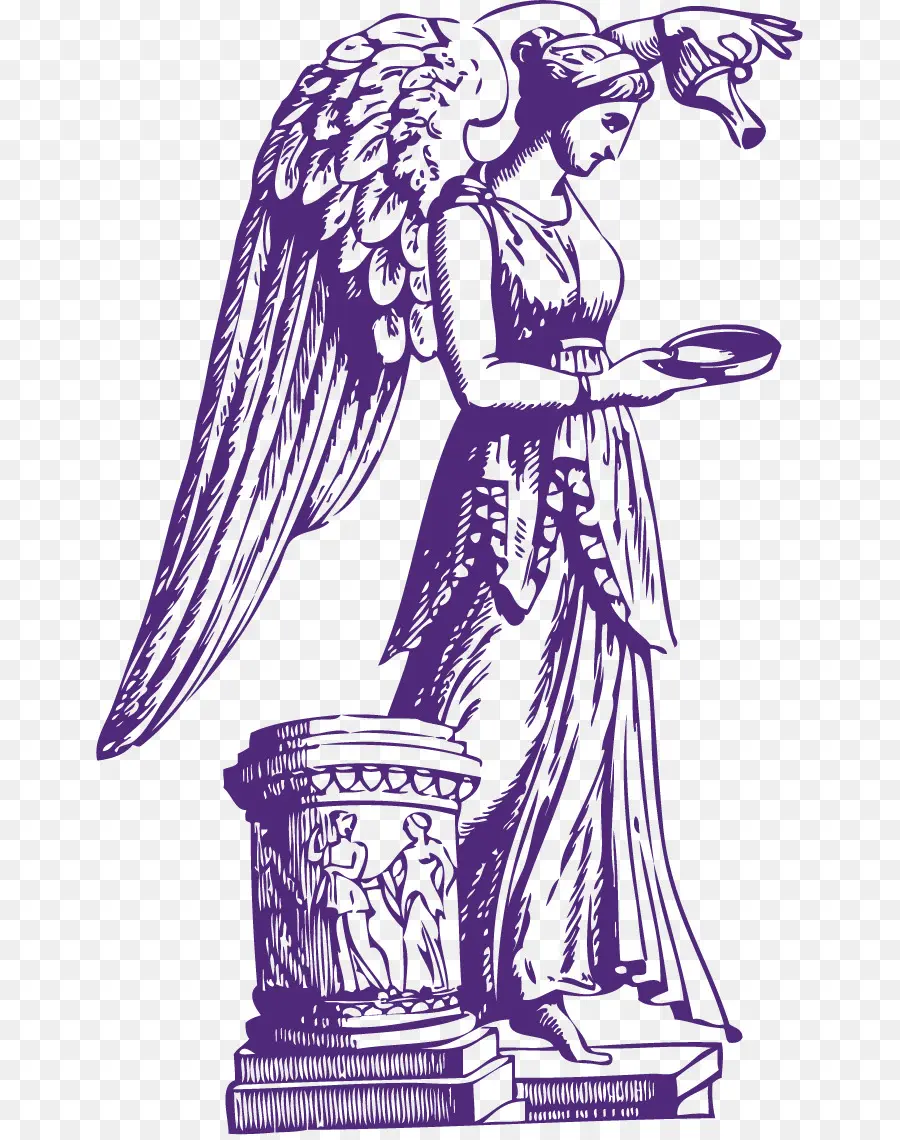Los ángeles，Estatua PNG