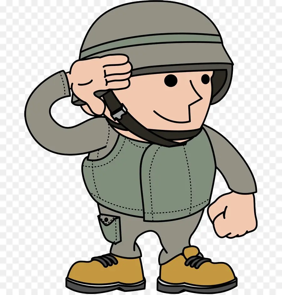 Soldado，Saludo PNG