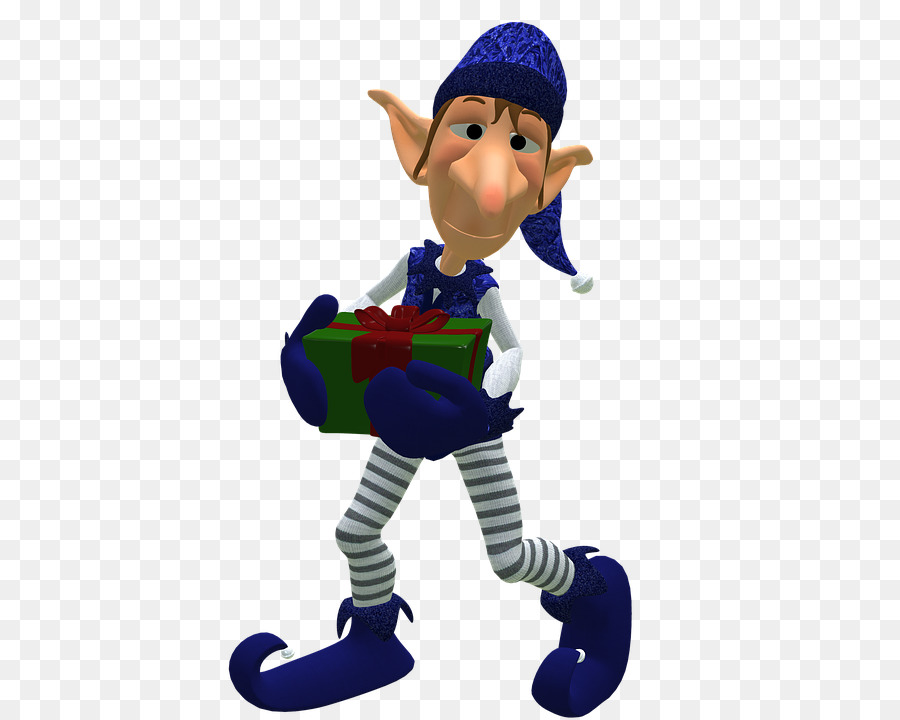 Elfo Navideño，Regalo PNG