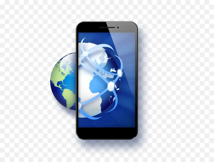 Smartphone Con Globo，Tecnología PNG