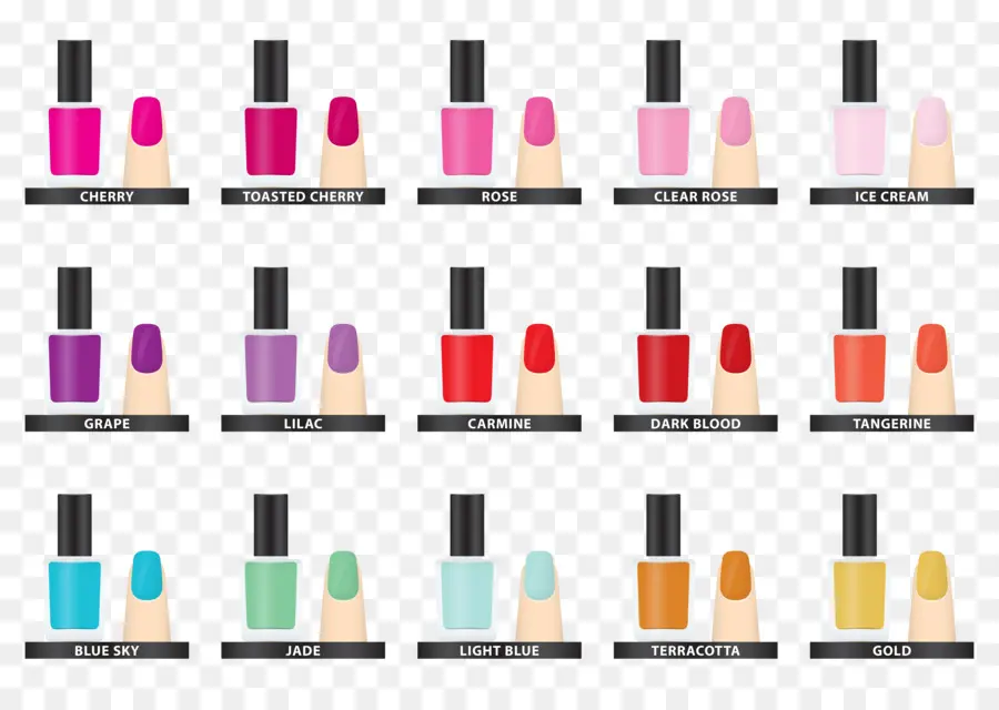 Esmalte De Uñas，Uñas PNG