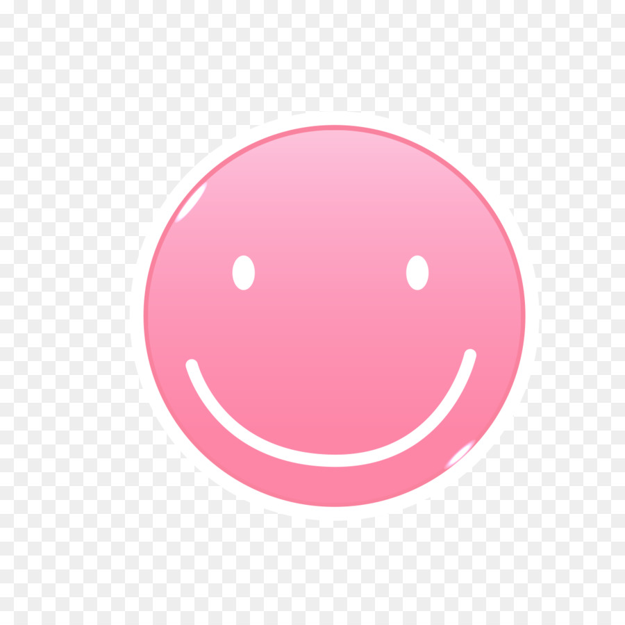 Cara Sonriente Rosa，Lindo PNG