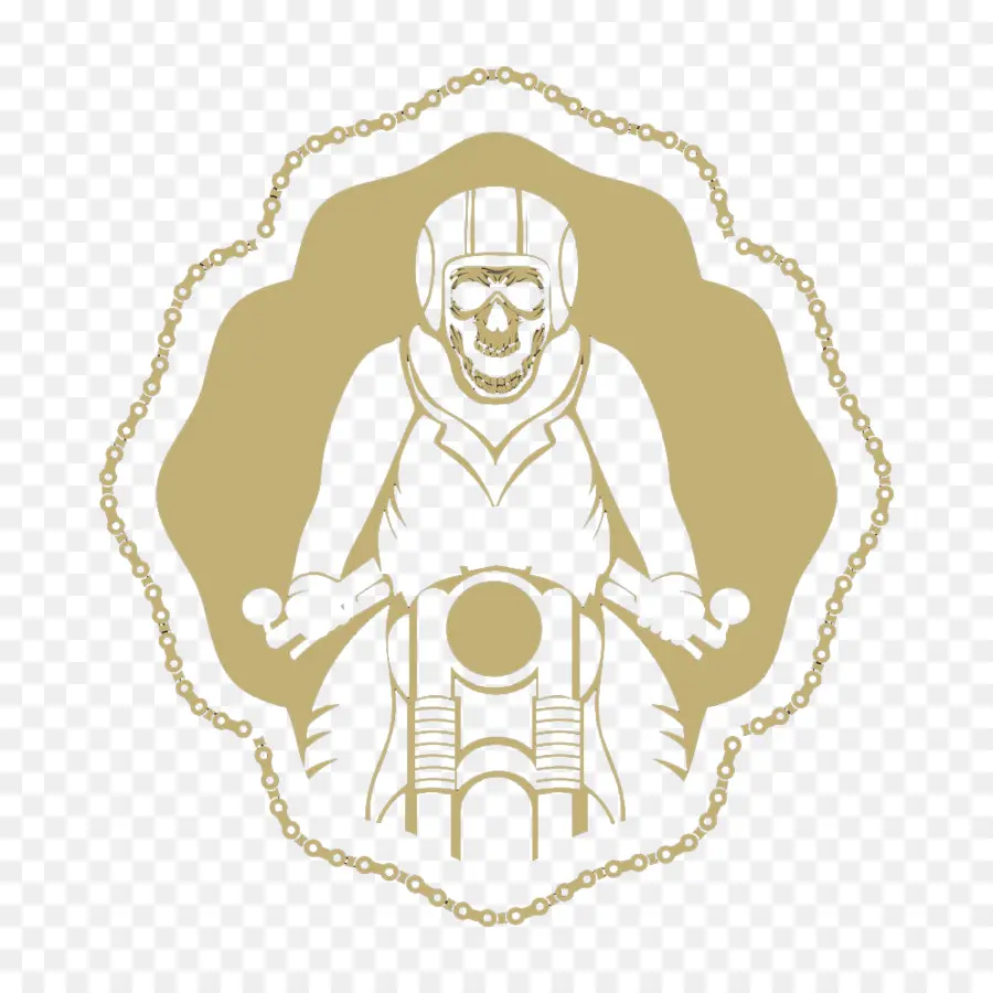 Motociclista Esqueleto，Motocicleta PNG