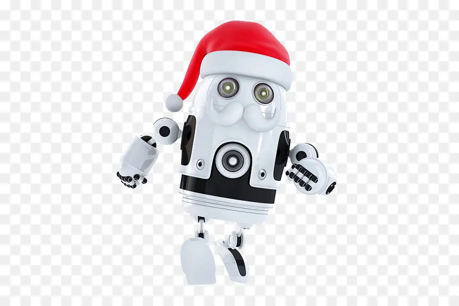 Robot，Ejecuta Santa PNG
