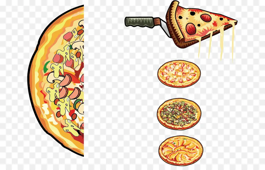 Rebanada De Pizza，Pepperoni PNG