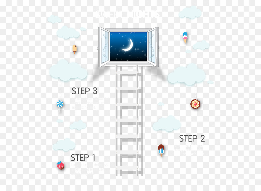 Escalera A La Luna，Pasos PNG