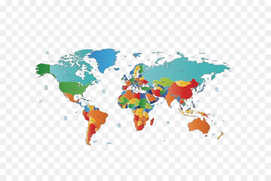 Mapa Mundial，Países PNG